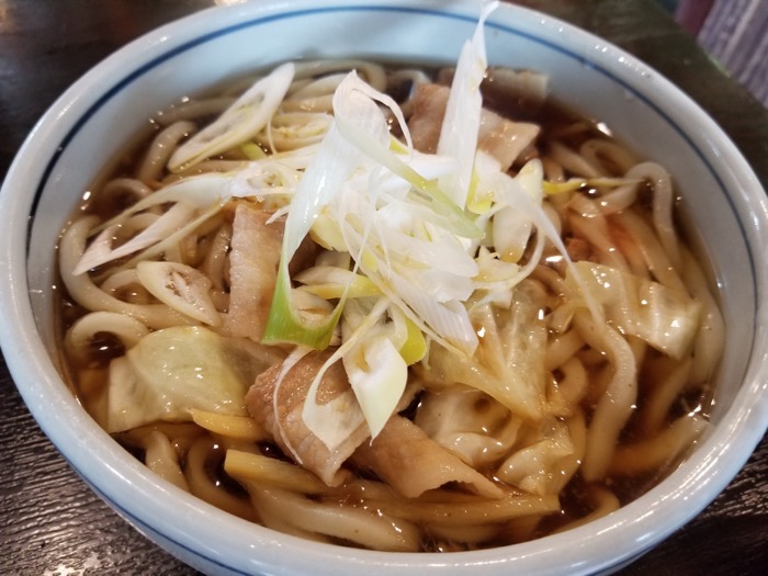 こうち屋の肉汁うどん