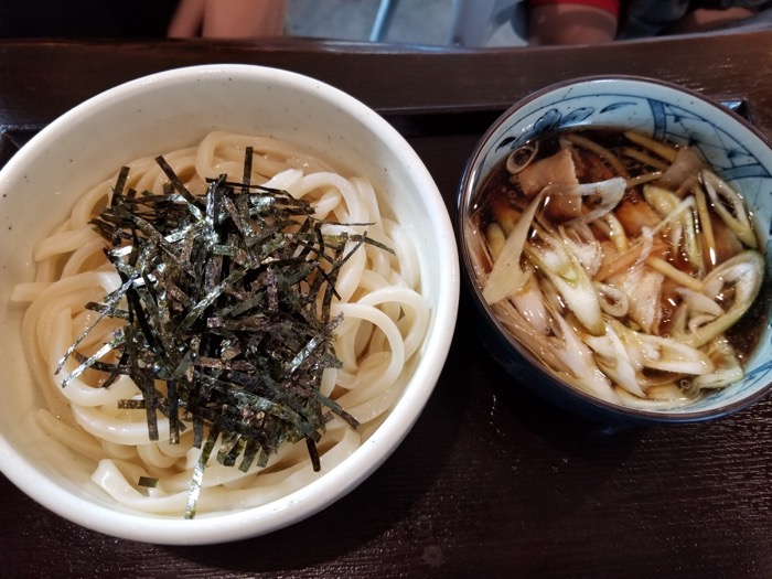 こうち屋の肉汁つけうどん