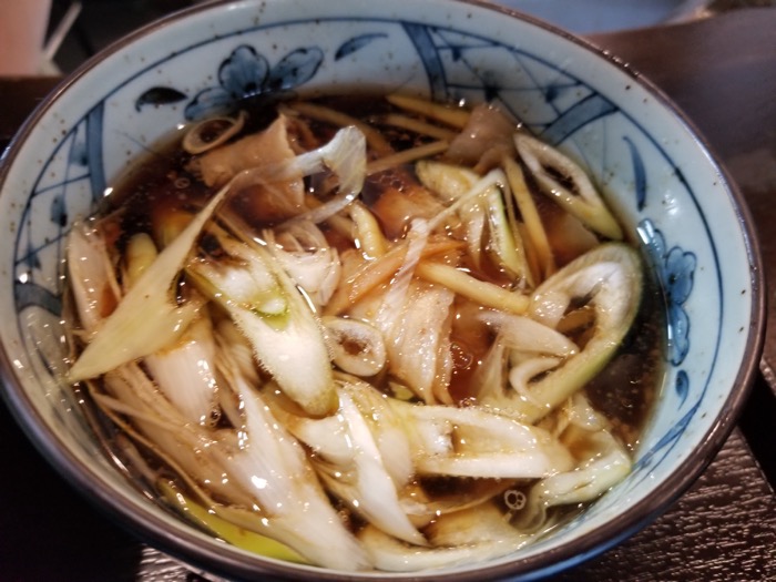 こうち屋の肉汁つけうどん