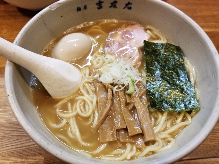 麺屋吉左右の味玉らーめん 