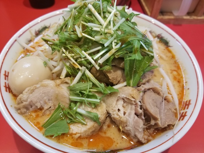 風らいぼうのスパ辛ラーメン