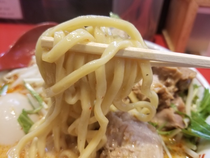 風らいぼうのスパ辛ラーメン